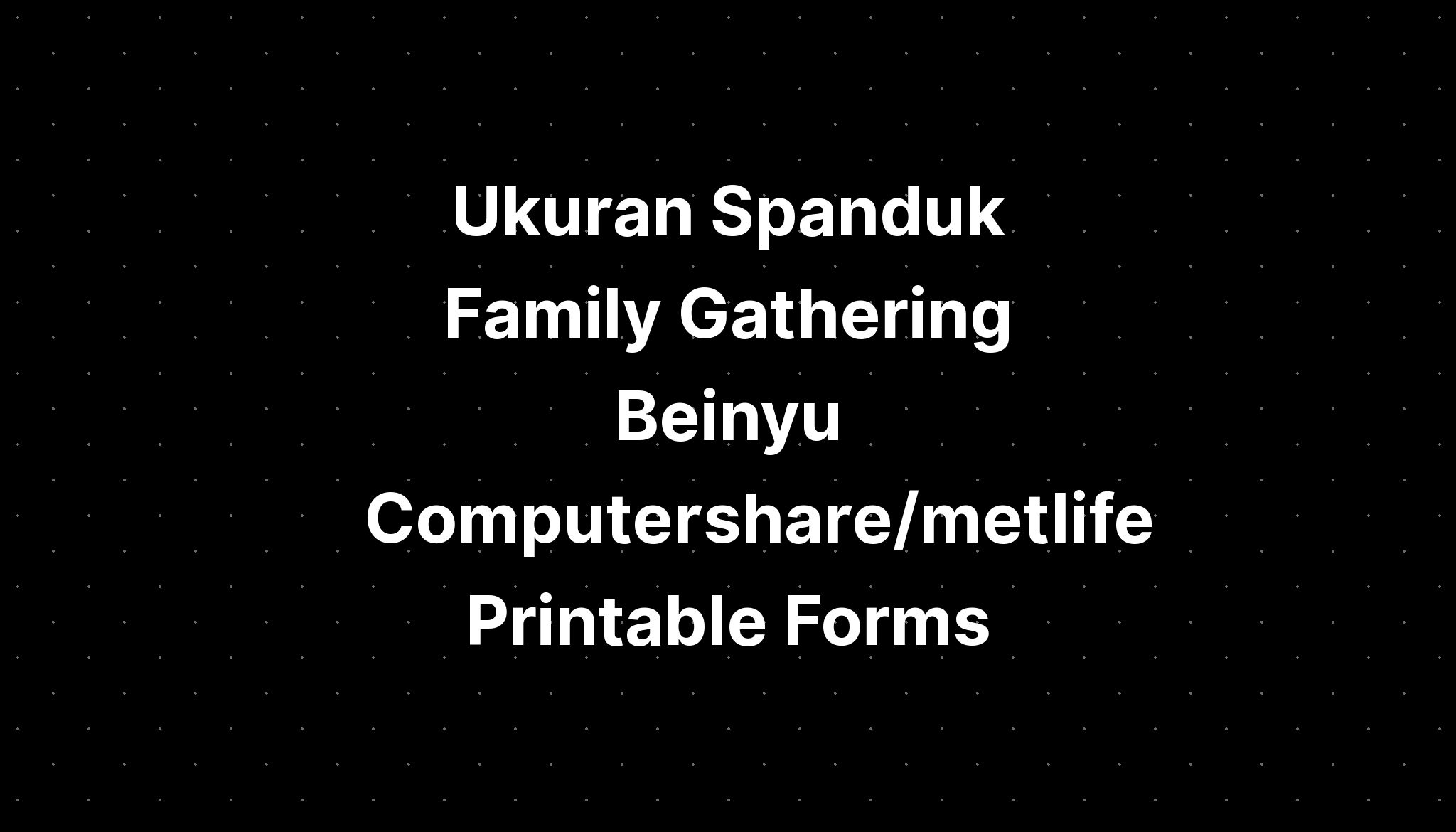 Computershare Metlife Printable Forms Printable Form - vrogue.co 